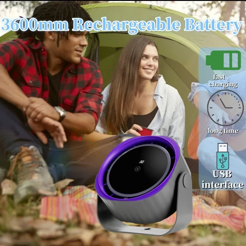 Portable Rechargeable Desk Fan