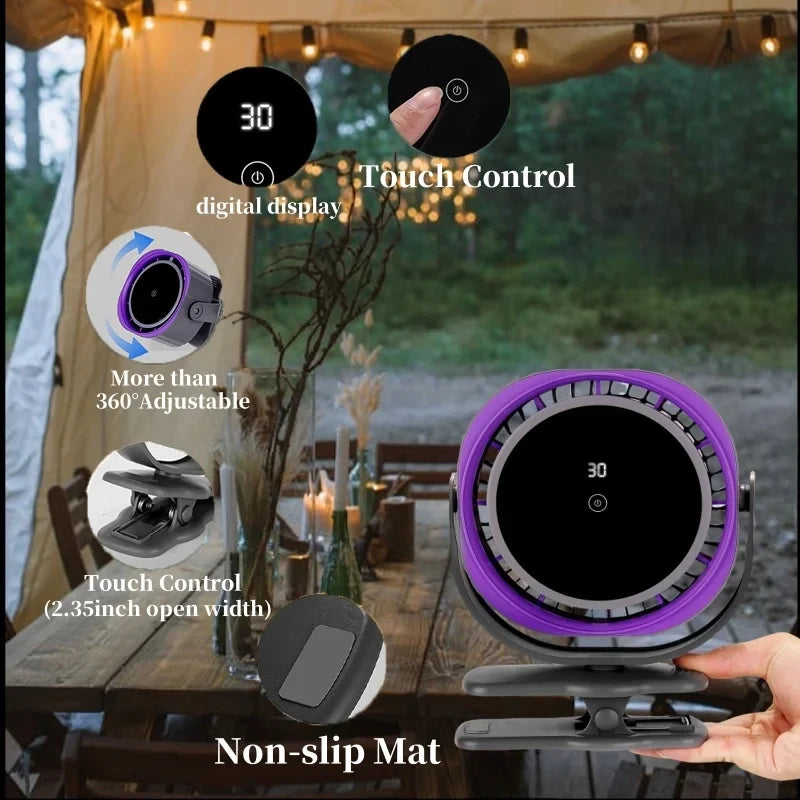 Portable Rechargeable Desk Fan